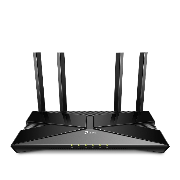 ROUTER TP LINK ARCHER AX53 2.4 GHZ 5 GHZ AX3000 WI FI 6 GIGABIT PUERTOS LAN / WAN NEGRO