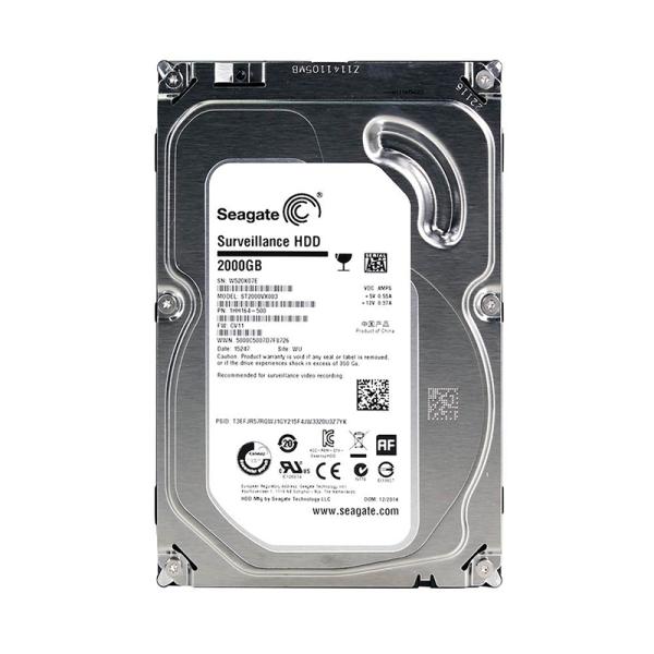 HD INTERNO 2TB SEAGATE SURVEILLANCE ST2000VX003 3.5" SATA III 7200 RPM 64MB CACHE / OPTIMIZADO PARA VIDEOVIGILANCIA