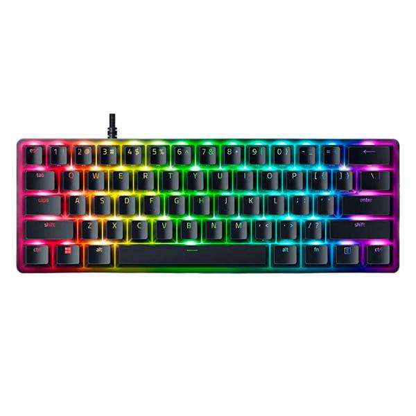 TECLADO GAMING RGB RAZER HUNTSMAN MINI MEC&Aacute;NICO AL&Aacute;MBRICO USB INGL&Eacute;S SWITCH ROJO RZ03-04340200-R3U1 NEGRO