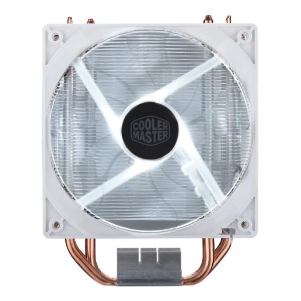 ENFRIAMIENTO DE AIRE RGB COOLER MASTER HYPER 212 WHITE LED LGA1700/AM5 1X120MM PWM RR-212L-16PW-R1 BLANCO