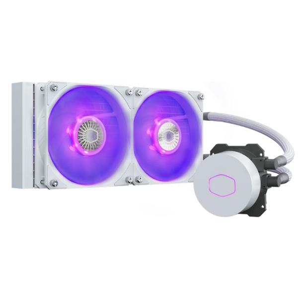 ENFRIAMIENTO LIQUIDO RGB COOLER MASTER ML240L V2 RGB WHITE EDITION AIO 240MM MLW-D24M-A18PW-RW BLANCO