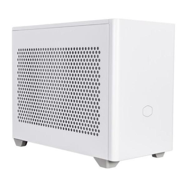 CASE RGB COOLER MASTER MASTERBOX NR200P MINI TOWER VENTILADORES 2 DE 120MM CON VIDRIO Y MALLA LATERAL MCB-NR200P-WGNN-S00 BLANCO