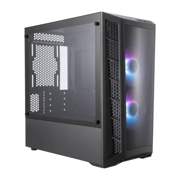 CASE GAMING COOLER MASTER MB320L MINI TOWER VENTILADORES 2 DE 120MM CON VIDRIO LATERAL MCB-B320L-KGNN-S02 NEGRO