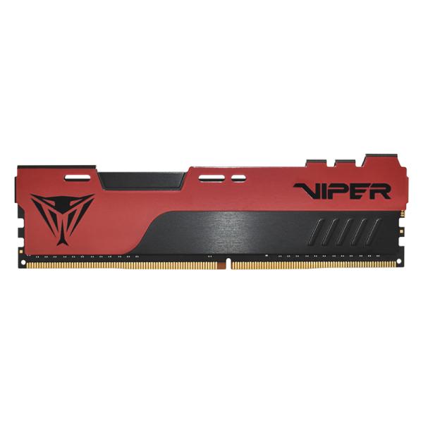 MEMORIA RAM PC 16GB PATRIOT PVE2416G360C0 V ELITE 2 DDR4 3600 MHZ CL20 1.35 V VIPER ELITE II. DISIPADOR ALUMINIO. XMP 2.0 DIMM 288 PINES NEGRO/ROJO