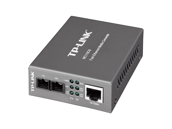 ADAPTADOR TP LINK CONVERTIDOR  10/100 MBPS SINGLE MODE MC110CS UN