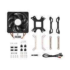 ENFRIAMIENTO DE AIRE COOLER MASTER HYPER 212 EVO V2 SICKLEFLOW 120 LGA1200/AM4 1X120MM PWM RR-2V2E-18PK-R2 NEGRO