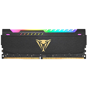 MEMORIA RAM PC 32GB PATRIOT VIPER STEEL RGB PVSR432G360C0 V4S DDR4 3600 MHZ CL18 1.35 V NEGRO DIMM 288 PINES NEGRO