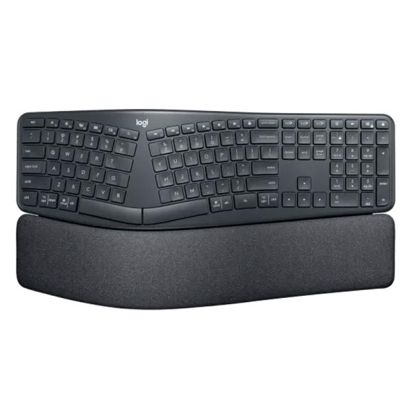 TECLADO LOGITECH ERGO K860 FOR BUSINESS MEMBRANA INAL&Aacute;MBRICO BLUETOOTH 920-010343 NEGRO