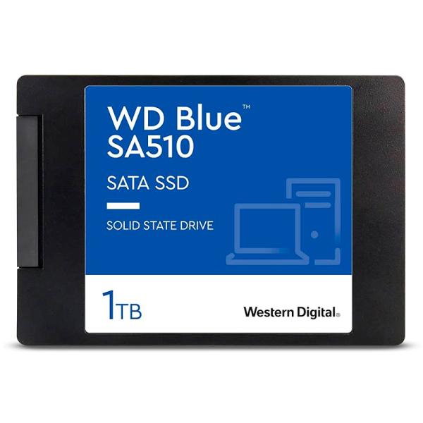 HD INTERNO SOLIDO 1TB WESTERN DIGITAL SA510 2.5 PULG SATA III 560MB/S / 520MB/S WDS100T3B0A