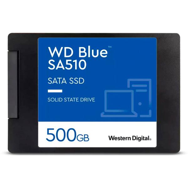 HD INTERNO SOLIDO 500GB WESTERN DIGITAL SA510 2.5" SATA III 560MB/S / 530MB/S WDS500G3BOA AZUL
