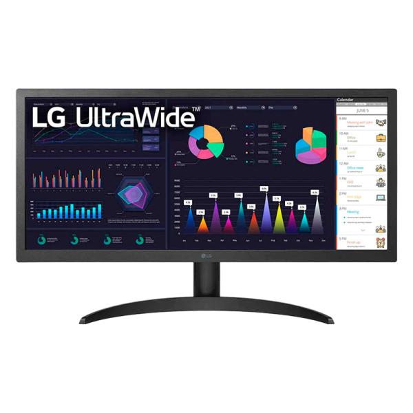 MONITOR 26 PULG LG 26WQ500-B WFHD 2560 x 1080 75 HZ HDMI PLANO SLIM 195174035245
