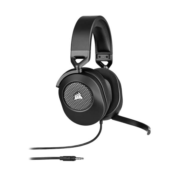 HEADSET GAMING CORSAIR HS65 SURROUND AL&Aacute;MBRICO 3.5MM CA-9011270-NA NEGRO