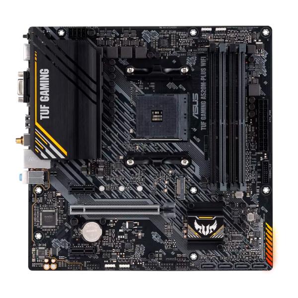 TARJETA MADRE ASUS TUF GAMING A520M-PLUS WIFI AM4 MICRO-ATX DDR4 90MB17FO-M0AAYC NEGRO