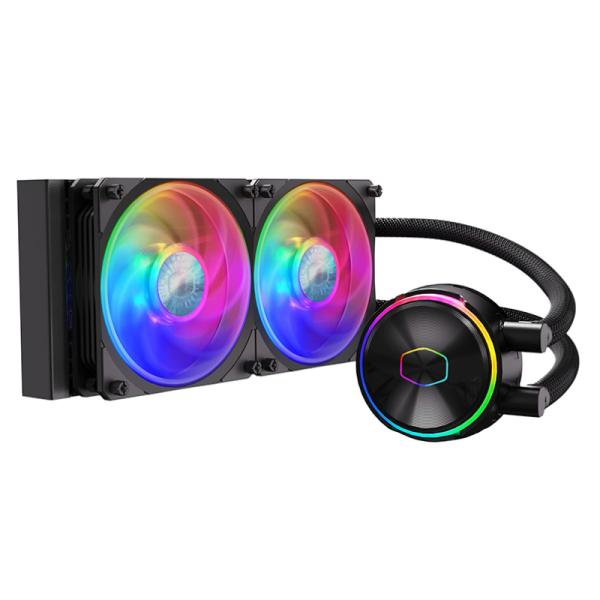 ENFRIAMIENTO LIQUIDO COOLER MASTER MASTERLIQUID PL240 FLUX AIO 240MM MLY-D24M-A23PZ-R1 NEGRO
