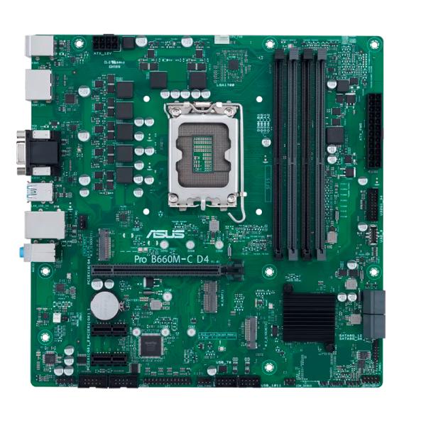 TARJETA MADRE ASUS PRO B660M-C D4-CSM LGA1700 MICRO-ATX DDR4 NEGRO