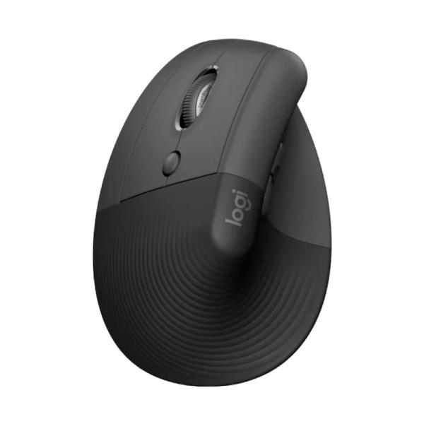 MOUSE LOGITECH LIFT VERTICAL ERGONOMIC INALÁMBRICO BLUETOOTH / RECEPTOR 4000 DPI PARA ZURDOS 910-006467 NEGRO
