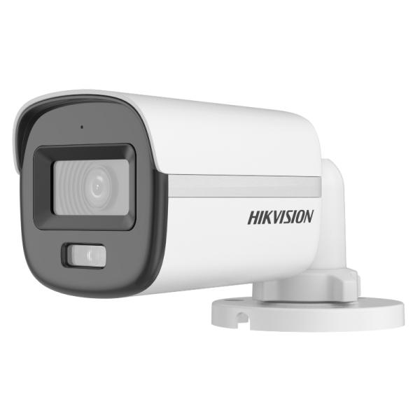 CAMARA MINI BULLET HIKVISION DS-2CE10DF0T-PF(2.8MM) 2 MP COLORVU ALCANCE DE LUZ BLANCA HASTA 20 M 300512606 BLANCO