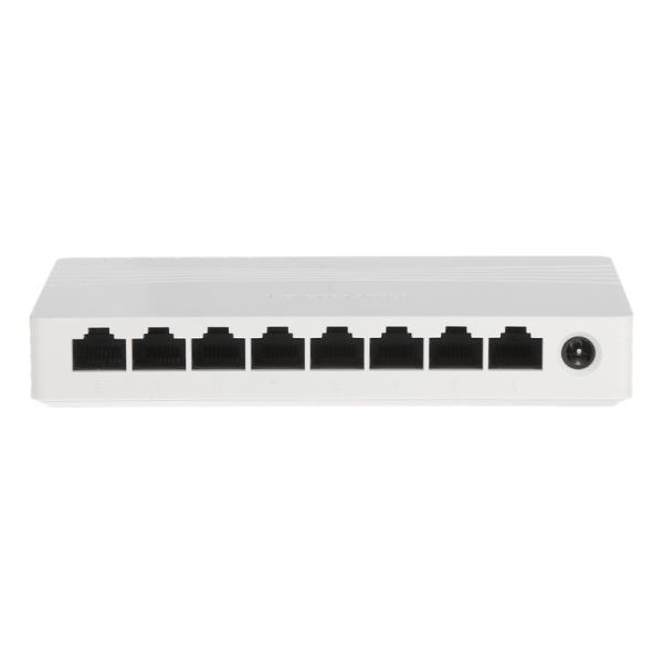SWITCH HIKVISION DS-3E0508D-E (O-STD) 8 PUERTOS GIGABIT 10/100/1000 MBPS NO ADMINISTRABLE 301801386 BLANCO