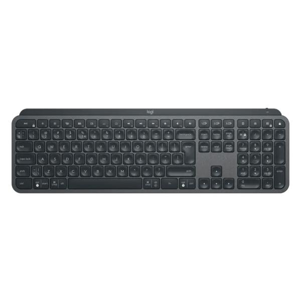 TECLADO LOGITECH MX KEYS FOR BUSINESS MEMBRANA INALÁMBRICO BLUETOOTH INGLÉS 920-010116 NEGRO