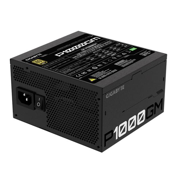 FUENTE DE PODER GIGABYTE GP-P1000GM 1000W 80 PLUS GOLD FULL MODULAR ATX NEGRO