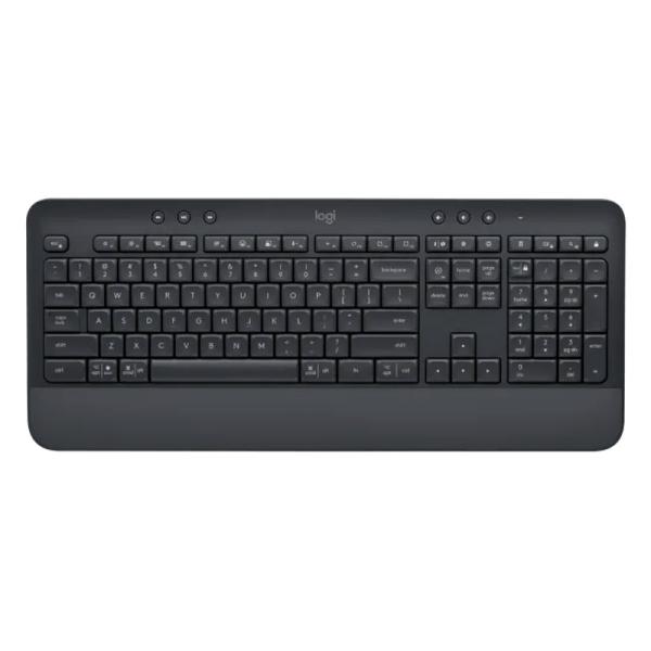 TECLADO LOGITECH K650 SIGNATURE MEMBRANA INALÁMBRICO BLUETOOTH ESPAÑOL 920-010910 NEGRO