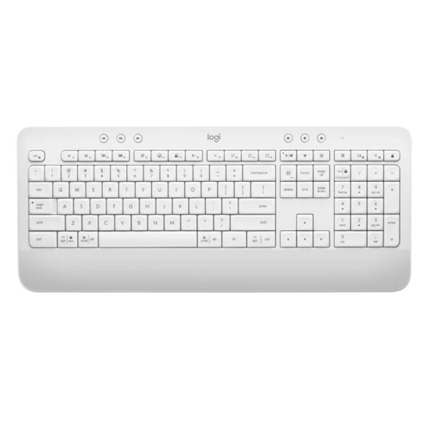 TECLADO LOGITECH K650 SIGNATURE MEMBRANA INALÁMBRICO BLUETOOTH ESPAÑOL 920-010964 BLANCO