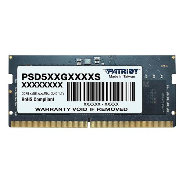MEMORIA RAM PARA LAPTOP 16GB PATRIOT PSD516G480081S SL DDR5 4800MHZ CL40 1.1V