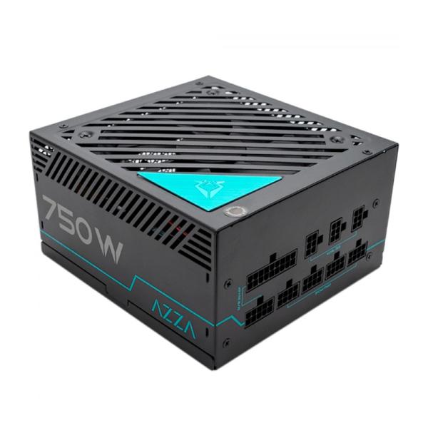 FUENTE DE PODER AZZA 750W GOLD PSU 80 PLUS MODULAR ATX PSAZ-750G NEGRO