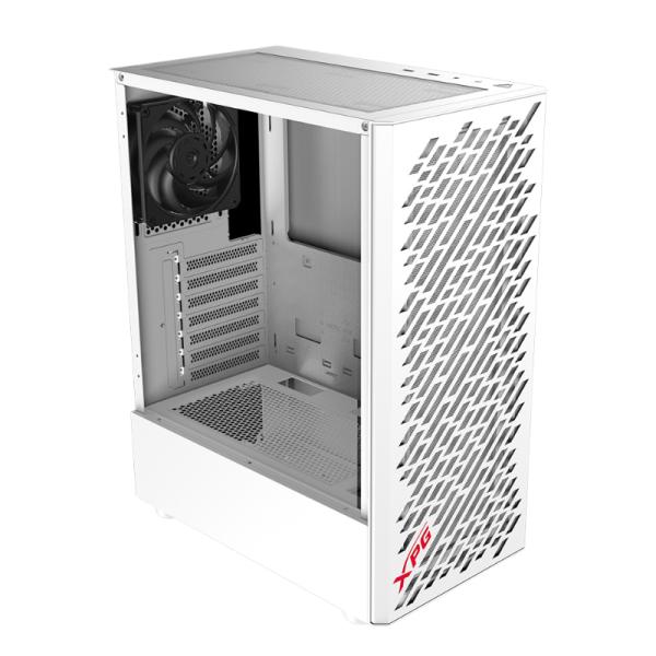CASE GAMING ADATA XPG VALOR AIR MID TOWER VENTILADORES 4 DE 120MM CON VIDRIO LATERAL VALORAIRMT-WHCWW BLANCO