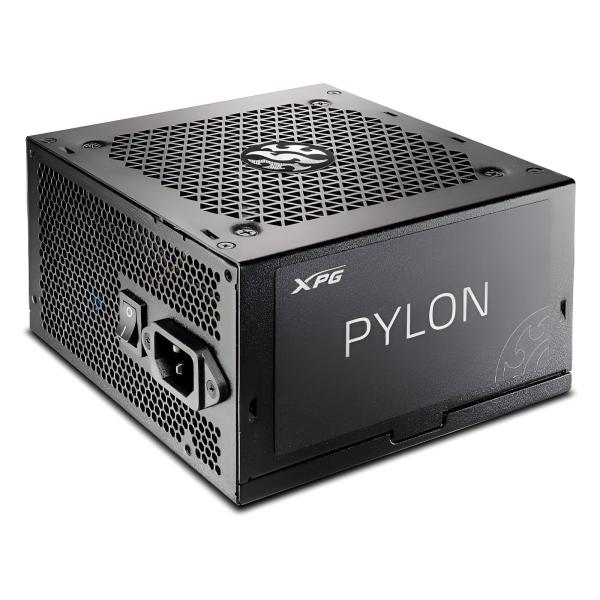 FUENTE DE PODER ADATA XPG PYLON 650 650W 80 PLUS BRONZE NO MODULAR ATX  PYLON650B-BKCUS NEGRO