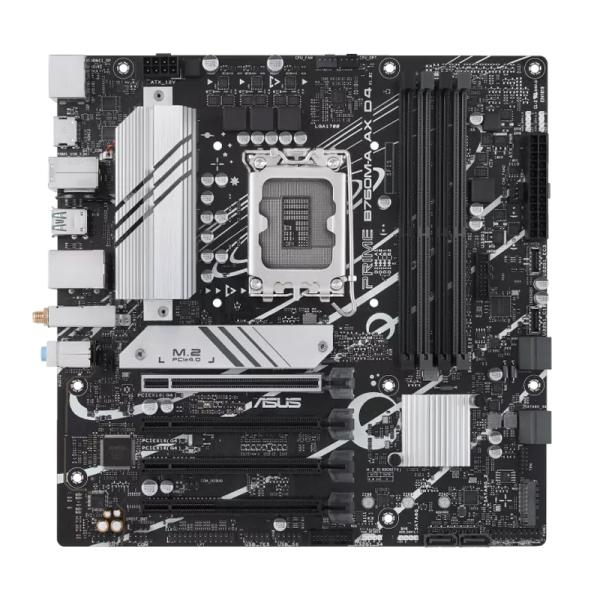 TARJETA MADRE ASUS PRIME B760M-A AX D4 LGA1700 M-ATX DDR4 NEGRO / BLANCO