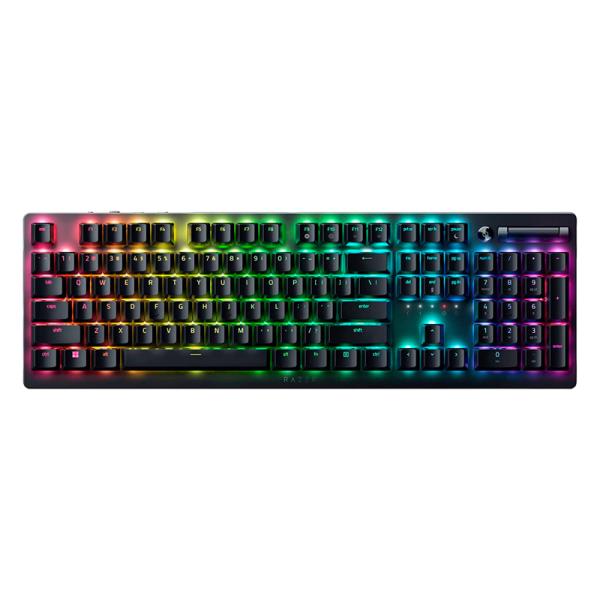 TECLADO GAMING RGB RAZER DEATHSTALKER V2 PRO MEMBRANA INALÁMBRICO BLUETOOTH ESPAÑOL RZ03-04361100-R311 NEGRO