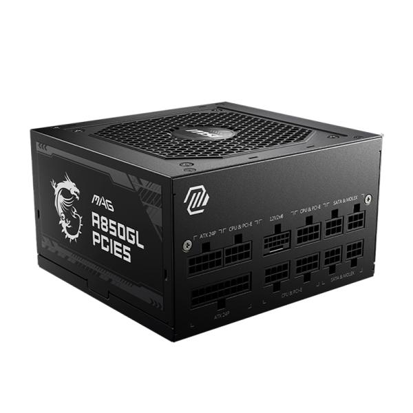 FUENTE DE PODER MSI MAG A850GL PCIE5 850W 80 PLUS GOLD FULL MODULAR ATX 306-7ZP8A23-CE0