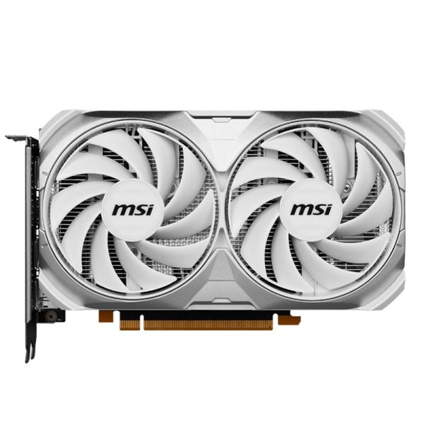 TARJETA DE VIDEO MSI GEFORCE RTX 4060 VENTUS 2X WHITE 8G OC GDDR6 2490 MHZ 912-V516-030 BLANCO