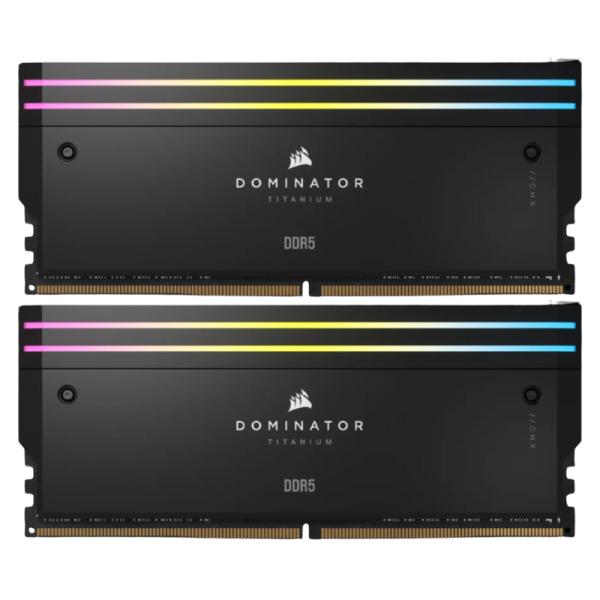 MEMORIA RAM PC 32GB (2&times;16GB) CORSAIR DOMINATOR TITANIUM DDR5 7200MHz CL34 1.45V RGB CMP32GX5M2X7200C34 NEGRO