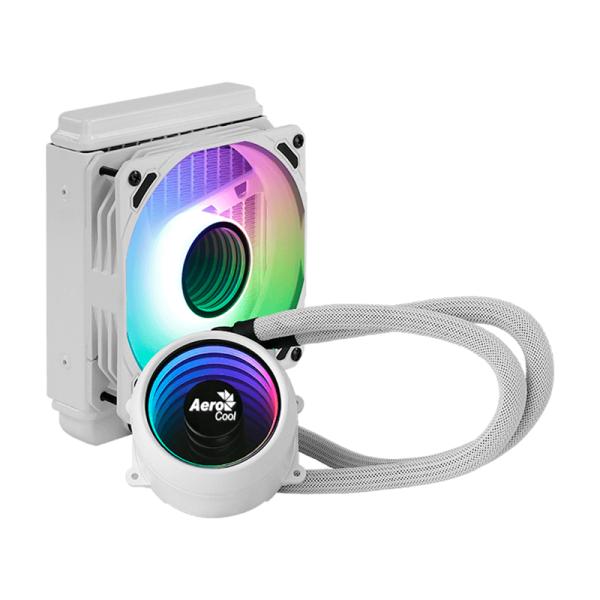 ENFRIAMIENTO LIQUIDO RGB AEROCOOL MIRAGE L120 WHITE AIO 120MM ACLA-MR12127.72 BLANCO
