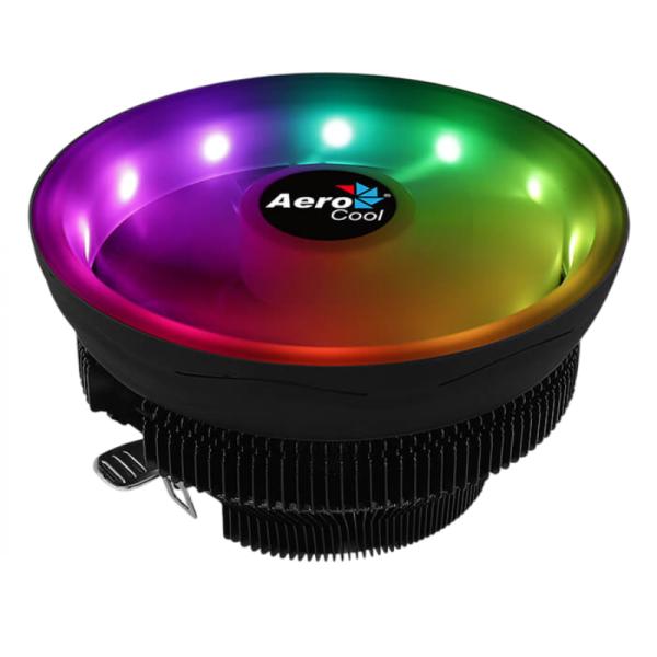 ENFRIAMIENTO DE AIRE RGB AEROCOOL CORE PLUS ARGB PWM 4P LGA1700/AM5 1X120MM PARA CPU ACTC-CL30010.75 NEGRO