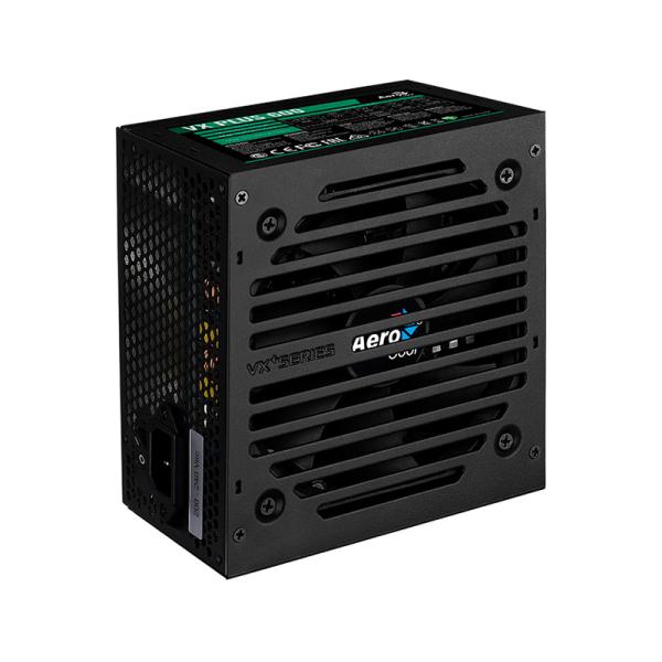 FUENTE DE PODER AEROCOOL VX PLUS 600W SIN CERTIFICACION NO MODULAR ATX ACPN-VB60MUY.11 NEGRO