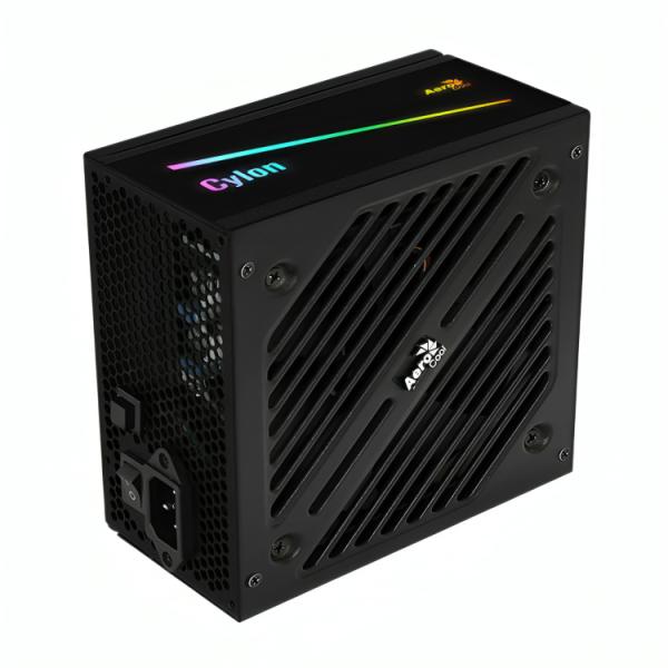 FUENTE DE PODER AEROCOOL CYLON 700W FULL RANGE 80 PLUS BRONZE NO MODULAR ATX ACPB-CL70FUC.11 NEGRO
