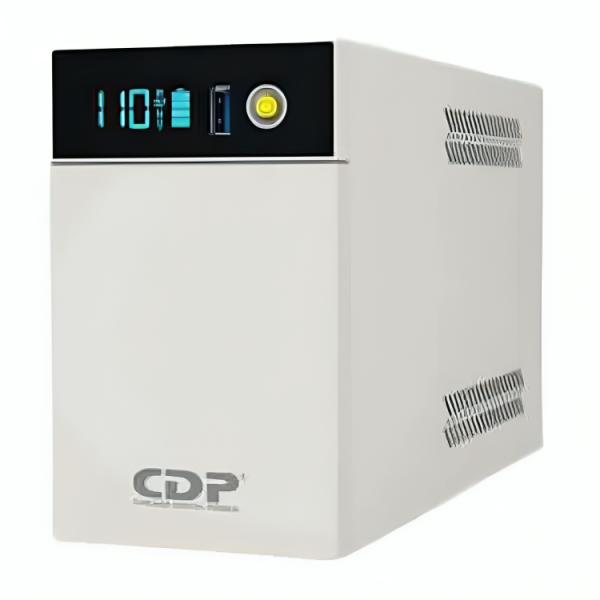 UPS CDP LISMART-855 500VA 250W UPS LINEA INTERACTIVA LITIO LIFEPO4 120VAC USB LCD BLANCO