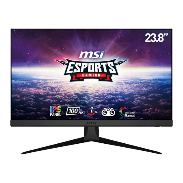 MONITOR 24 PULG MSI G2412V 1920 x 1080 FH 100HZ 1MS PANEL IPS HDMI DISPLAY PORT ADAPTIVE SYNC 9S6-3BB71T-002