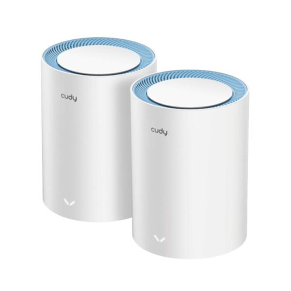 SISTEMA WIFI CUDY M1300(2-PACK) AC1200 WI-FI GIGABIT MESH REPEATER SOLUTION 2PACK BLANCO