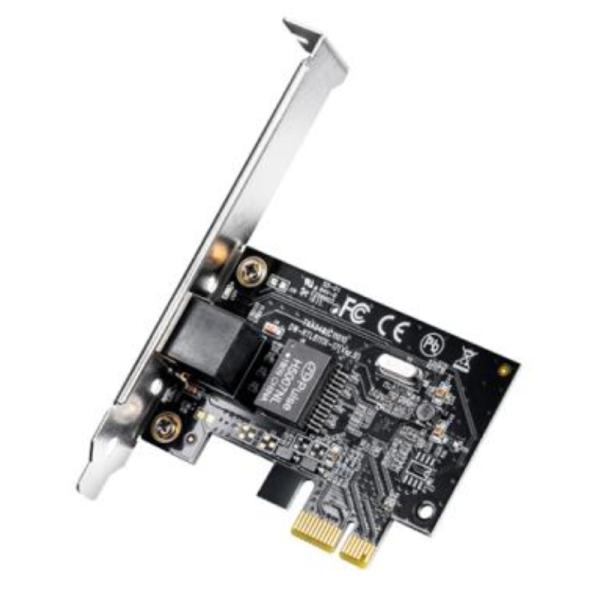 TARJETA DE RED CUDY PE10 1.0 ETHERNET GIGABIT 1000MBPS PCIE NEGRO