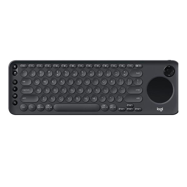 TECLADO LOGITECH K600 MEMBRANA INAL&Aacute;MBRICO BLUETOOTH  INGL&Eacute;S CON TOUCHPAD INTEGRADO 920-008824 NEGRO