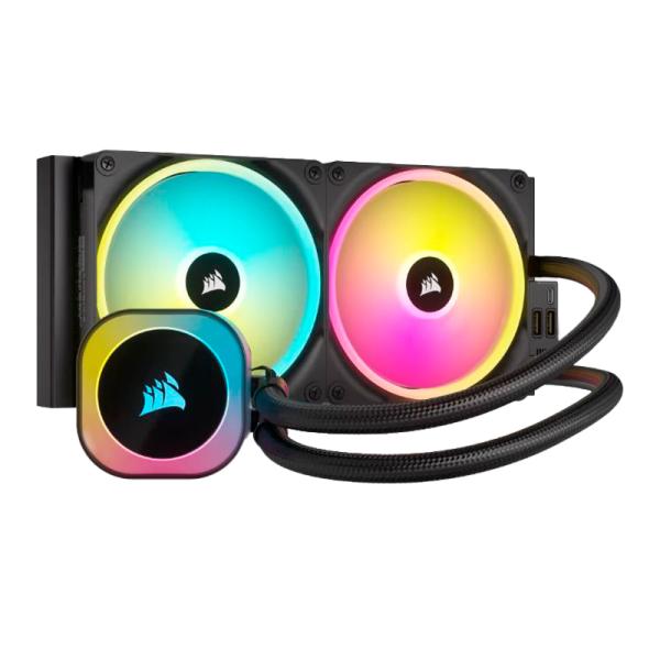 ENFRIAMIENTO LIQUIDO CORSAIR ICUE LINK H115I RGB AIO 280MM CW-9061002-WW NEGRO