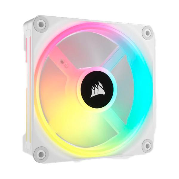 ABANICO CORSAIR ICUE LINK QX120 RGB LINK WHITE 3X12CM CO-9051005-WW BLANCO