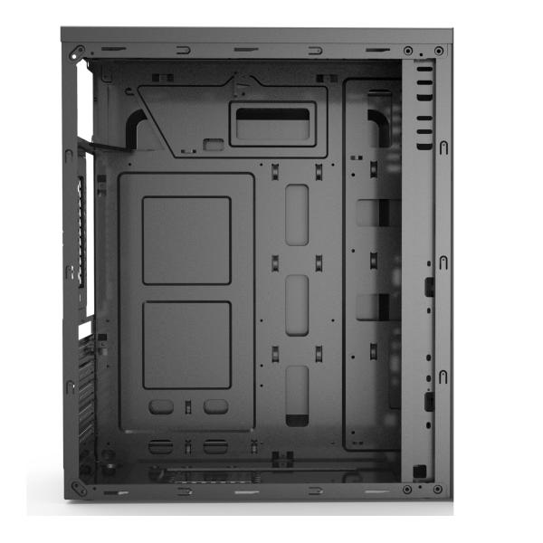 CASE GAMING RGB  EAGLE WARRIOR CG06Z3RA001C MID TOWER VENTILADORES 3 DE 120MM CON VIDRIO LATERAL Y PANEL ACRÍLICO FRONTAL NEGRO