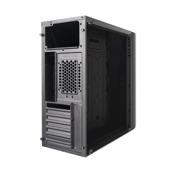 CASE GAMING RGB  EAGLE WARRIOR CG06Z3RA001C MID TOWER VENTILADORES 3 DE 120MM CON VIDRIO LATERAL Y PANEL ACRÍLICO FRONTAL NEGRO