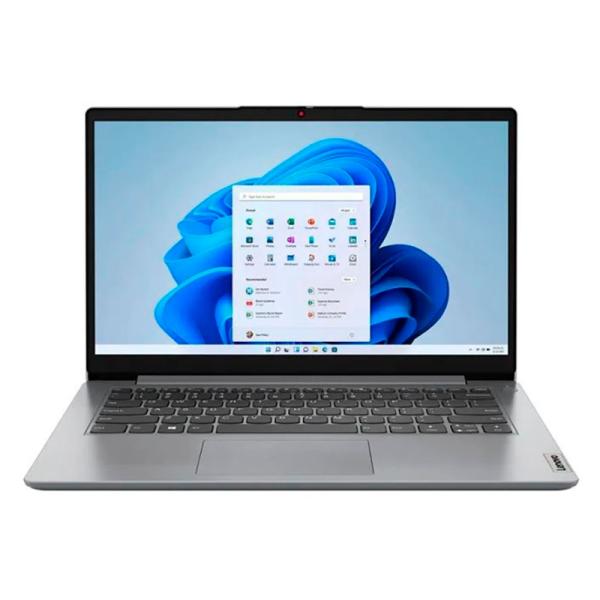 LAPTOP LENOVO IDEAPAD 1  14" CELERON  N4020 4GB 128GB SSD CLOUD GRIS WINDOWS 11 INGLES 82V60065US