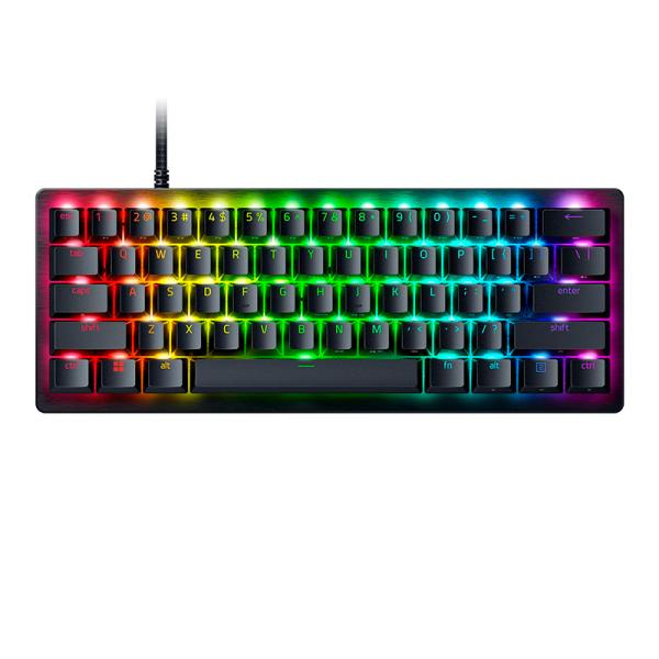 TECLADO GAMING RGB RAZER HUNTSMAN V3 PRO MINI MEC&Aacute;NICO AL&Aacute;MBRICO USB INGL&Eacute;S RZ03-04990200-R3U1 NEGRO